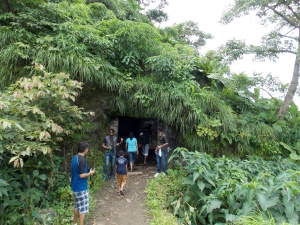 The first entrance to the fort 